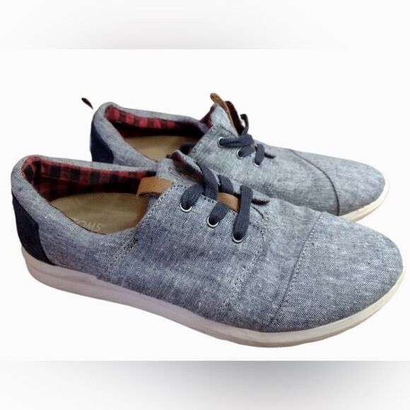 Toms Shoes - Tom’s Chambray Color Comfort Lace Up Sneaker